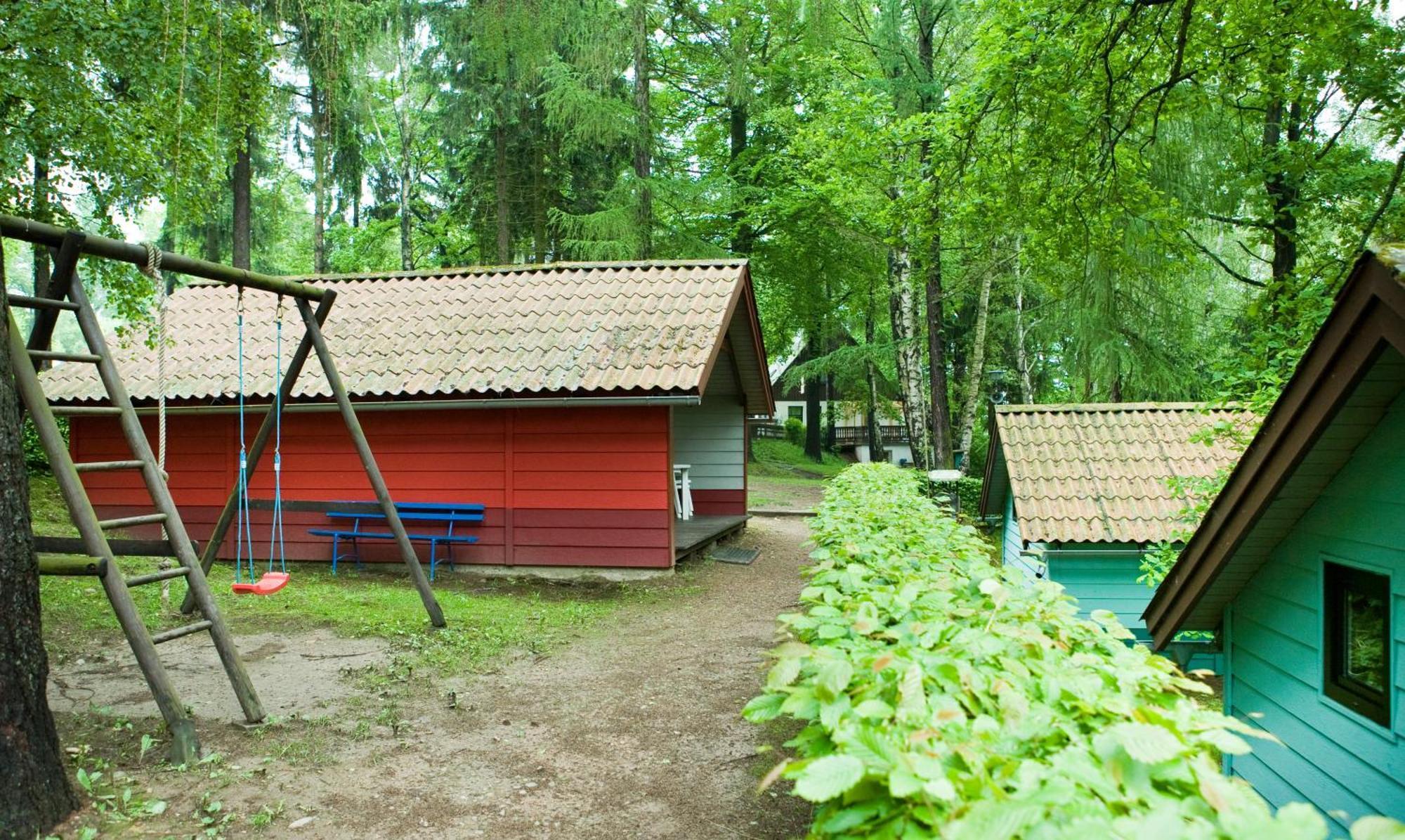 Waldidylle - Bungalows An Der Talsperre Kriebstein Esterno foto